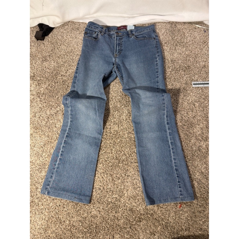 Jordache Jeans Womens 9/10 Low Rise Bootcut Stretch Denim Blue Y2K Vintage